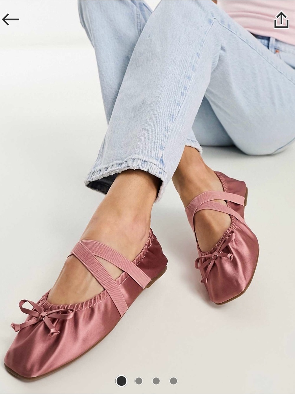 Pink Satin Strappy Women’s Sandals